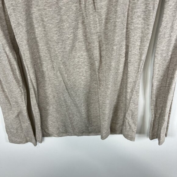 Forever 21 Lace Back Top Tan Women’s Size Large‎ NWT Long Sleeve Casual - Picture 3 of 8